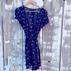 BRANDY MELVILLE floral print wrap sundress